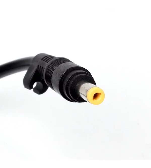 HP LAPTOP CHARGER/ADAPTER 18.5V,3.5A Yellow Pin - Black. With Free Power Cable For Hp laptops. HP Elitebook 810 820 840 850 e.t.c. Laptops.