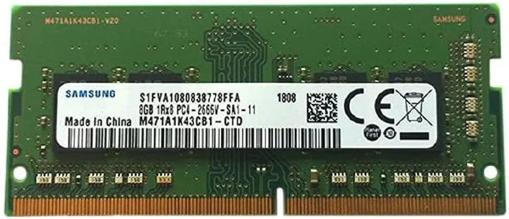 SAMSUNG 8gb pc4 Laptop RAM. SODIMM Laptops RAM Memory. Fast, reliable, and high-performance memory  Fast, reliable, and high-performance memory
