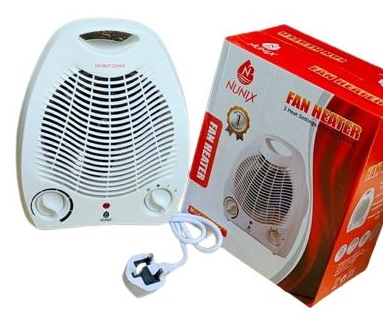 Nunix Room Heater NH01. Portable Nunix Room Heater Fan. Nunix Electric Room Space Heater Air Conditioner