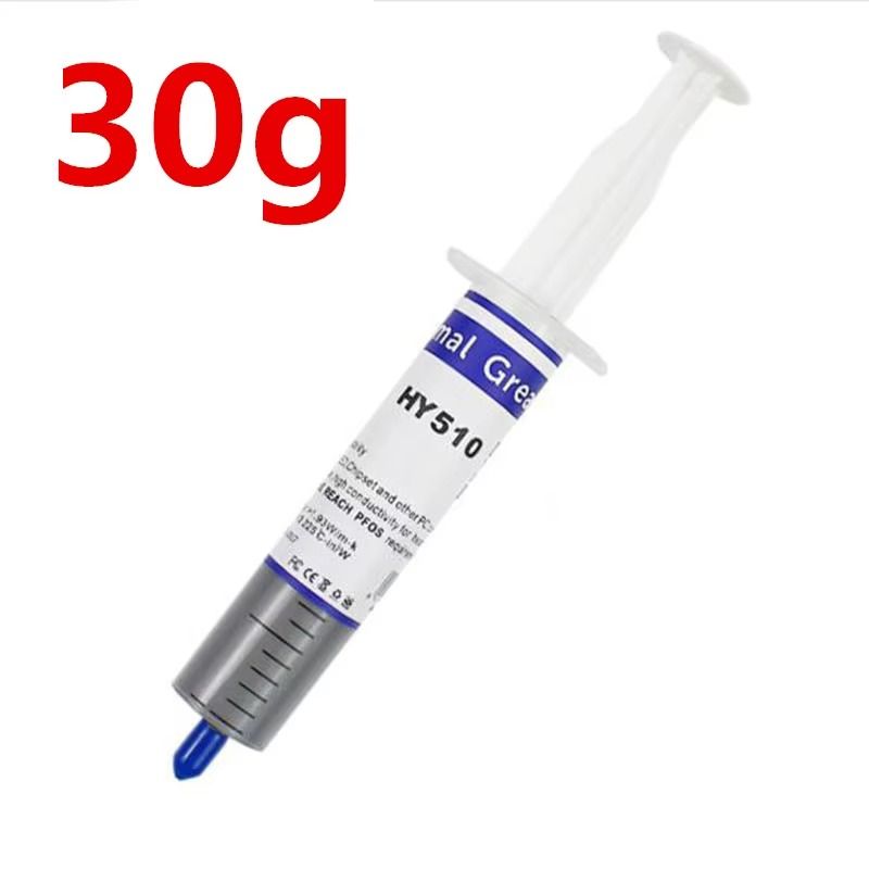 1.93W/m-k HY510 10g/30g Silicone Thermal Paste Heat Transfer Grease Heat Sink CPU GPU Chipset Notebook Computer Cooling Syringe