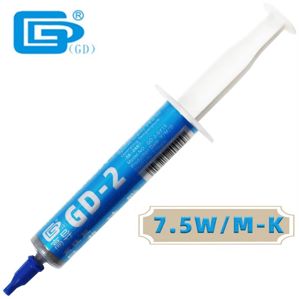 1.93W/m-k HY510 10g/30g Silicone Thermal Paste Heat Transfer Grease Heat Sink CPU GPU Chipset Notebook Computer Cooling Syringe