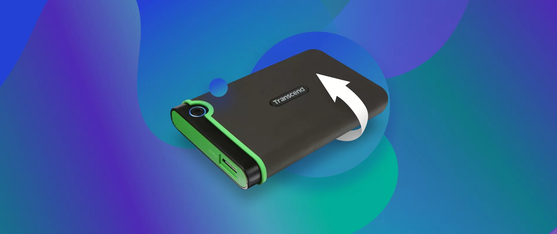 Transcend StoreJet 25M3 1TB / 2TB Portable External Hard Drive – USB 3.1 Gen 1 – Shockproof, Military-Grade Rugged Design, One-Touch Auto Backup, Fast Data Transfer for PC, Mac & Gaming Consoles