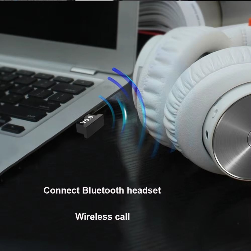 USB Bluetooth-compatible 5.0 Adapter Drive-Free Wireless Audio Transmitter Receiver Fast Speed Dongle For Home Computer PC Laptop
