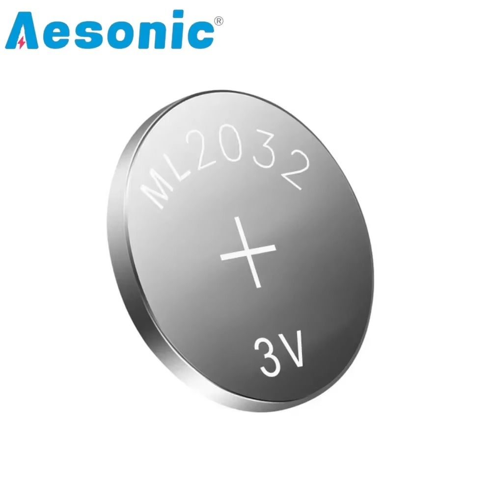 CR2032 3V 65mAh Lithium Button Battery – CMOS BIOS RTC Backup Battery – Coin Cell for Motherboards, Watches, Toys, Calculators