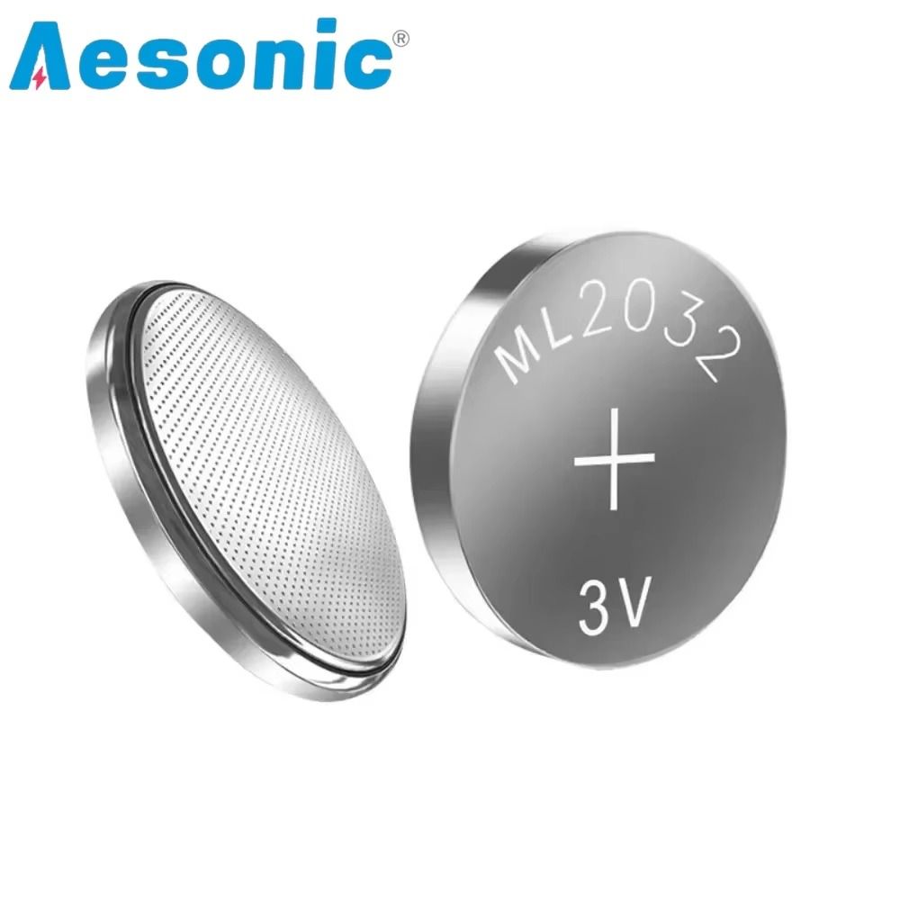 CR2032 3V 65mAh Lithium Button Battery – CMOS BIOS RTC Backup Battery – Coin Cell for Motherboards, Watches, Toys, Calculators