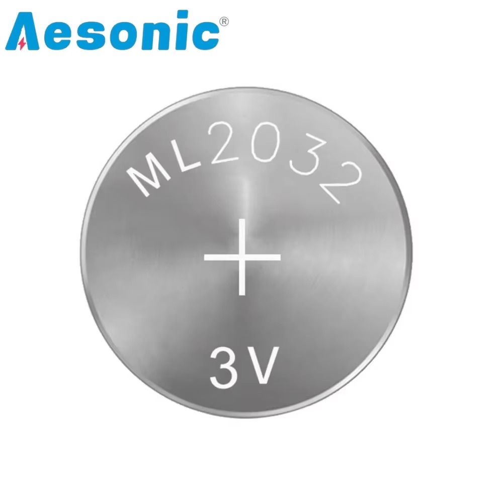 CR2032 3V 65mAh Lithium Button Battery – CMOS BIOS RTC Backup Battery – Coin Cell for Motherboards, Watches, Toys, Calculators