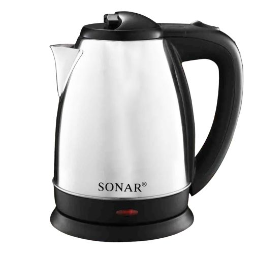 1.8 L Sonar Electric Water Heater Kettle – Fast Boiling, Energy Efficient, Durable Design – Perfect for Home or Office Use