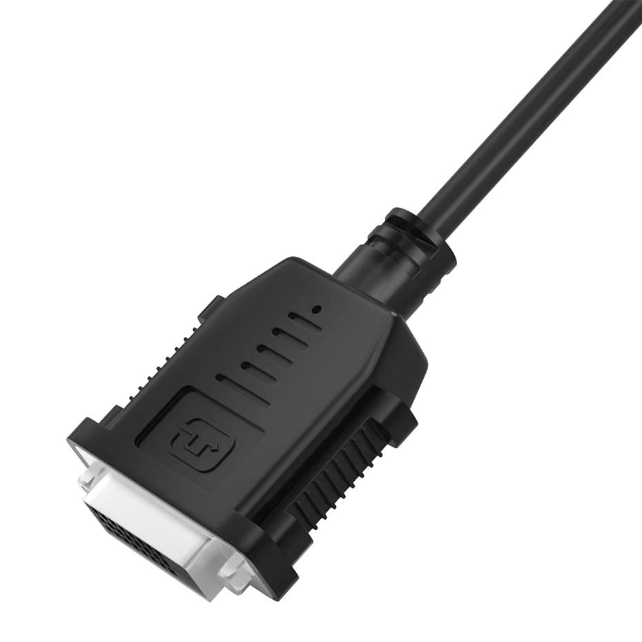 DisplayPort to DVI Cable – High-Resolution Adapter Cable – Connect DisplayPort Source to DVI Monitor, Projector, or Display