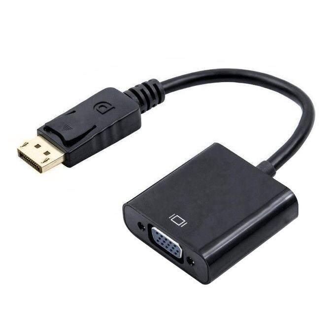 DisplayPort to VGA Cable – High-Resolution Display Adapter – Connect DisplayPort Device to VGA Monitor, Projector, or Screen