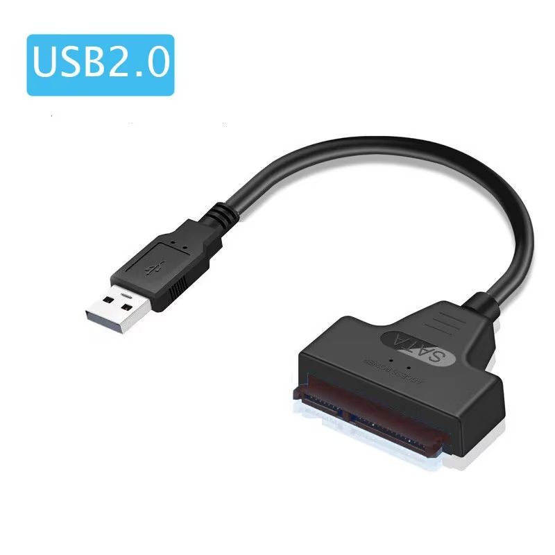 USB 3.0 to SATA Cable – High-Speed External Hard Drive Adapter for 2.5" SATA SSD and HDD Data Transfer