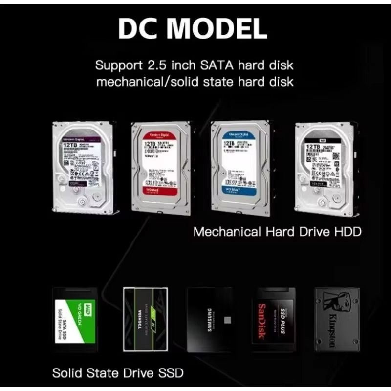 USB 3.0 to SATA Cable – High-Speed External Hard Drive Adapter for 2.5" SATA SSD and HDD Data Transfer