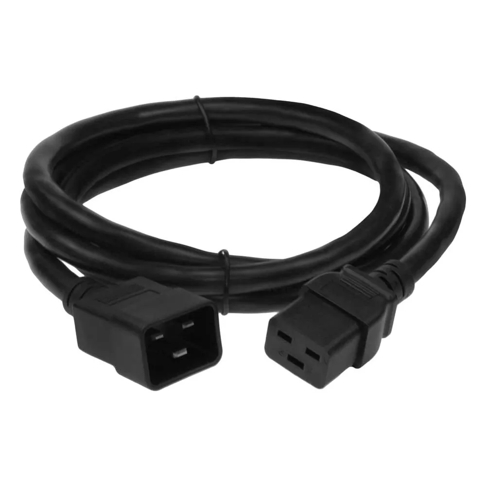C19 to C20 Power Extension Cable – Heavy-Duty IEC Power Cord for Servers, PDU, UPS, and Data Center Equipment