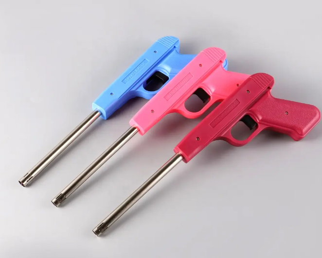 Lighter Gun Pistol – Spark Electronic Gas Stove Lighter for Kitchen – Refillable & Easy-to-Use Flame Igniter for Cooking and BBQ