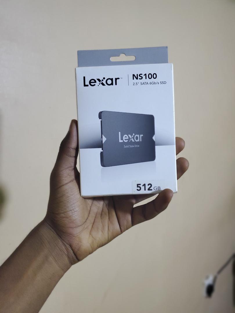 Lexar NS100 512GB 2.5” SATA III Internal SSD – High-Speed Solid State Drive for Laptops & Desktops – Boost Performance & Reliability
