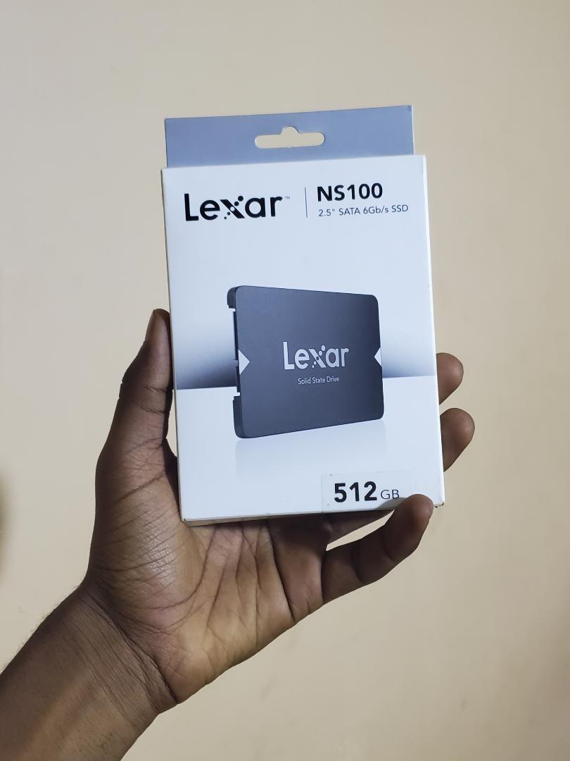 Lexar NS100 512GB 2.5” SATA III Internal SSD – High-Speed Solid State Drive for Laptops & Desktops – Boost Performance & Reliability