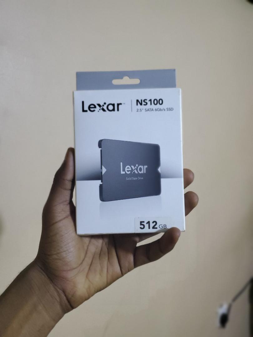 Lexar NS100 512GB 2.5” SATA III Internal SSD – High-Speed Solid State Drive for Laptops & Desktops – Boost Performance & Reliability