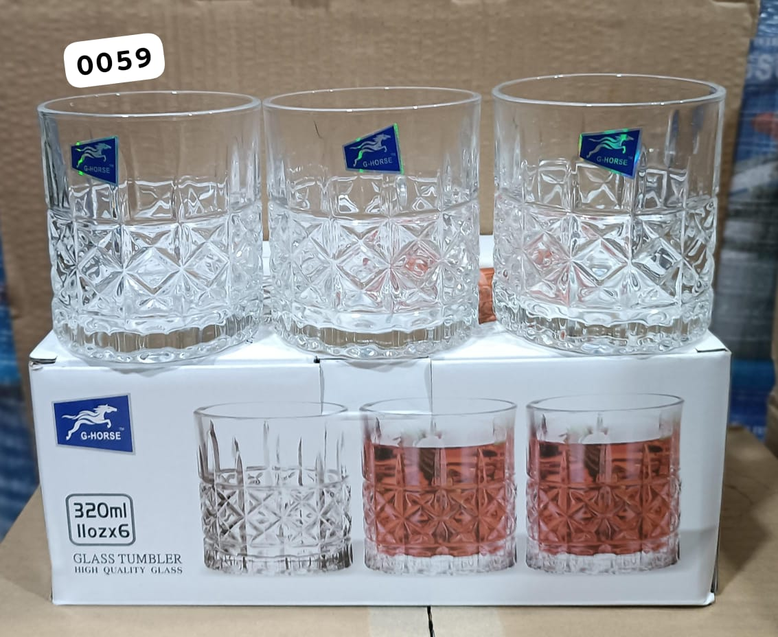 Assorted 6-Piece Whiskey Glass Set – Mixed Glass Styles in One Set for Whiskey, Cocktails, Bourbon, Juice & More – Stylish, Premium Tumblers with Unique Designs for Gifting or Entertaining