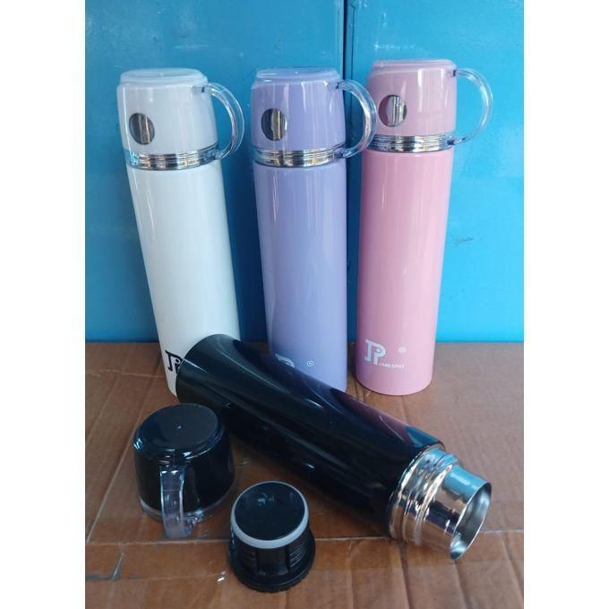Jamespot 500ml Stainless Steel Vacuum Flask – Compact Thermal Bottle for Hot & Cold Drinks – Leakproof & Portable Design