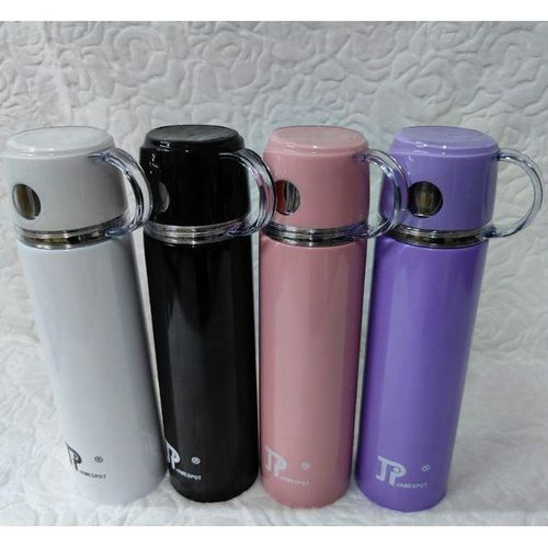 Jamespot 500ml Stainless Steel Vacuum Flask – Compact Thermal Bottle for Hot & Cold Drinks – Leakproof & Portable Design
