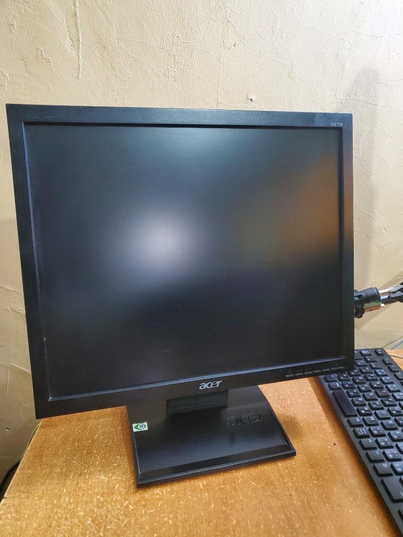QUICK SALE!!!! Acer V173 17-Inch Square LCD Monitor – 5ms Response Time, 1280x1024 Resolution, VGA & DVI Connectivity, Adjustable Tilt Stand