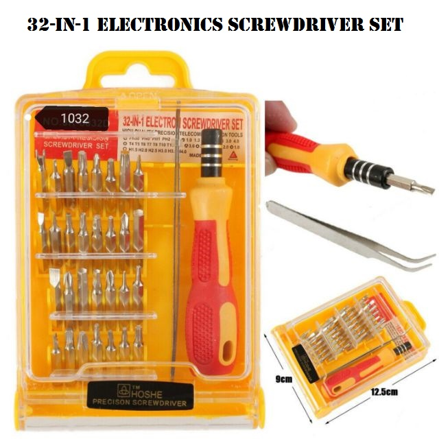32-in-1 Precision Screwdriver Set – Multi-Function Magnetic Tool Kit for Phones, Laptops, Electronics & Repairs