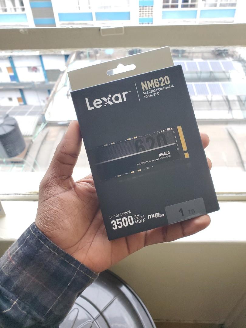 Lexar SSD Nvme M.2 2280 NM620 Pro PCIe3.0x4 TLC Solid State Drive 256GB 512GB 1TB Speed 3500MB/S for Desktop Laptop Original SSD