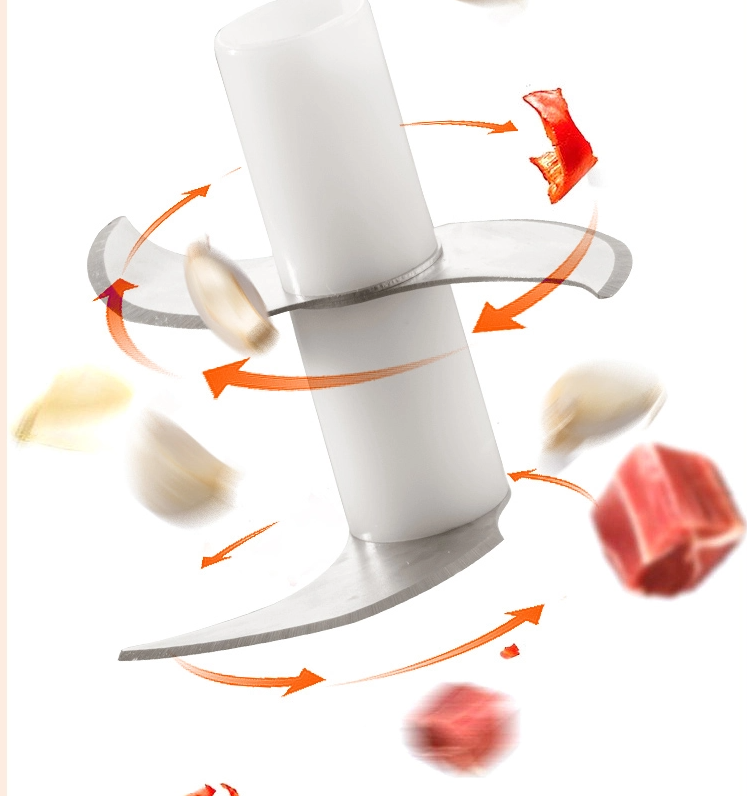 ELECTRIC AIFIKE 250ML Food Chopper AFK109 Portable Multifunctional Kitchen Mincer Vegetable Onion Garlic Chopper Blender Spice Tools Type-C Charging Mini Chopper