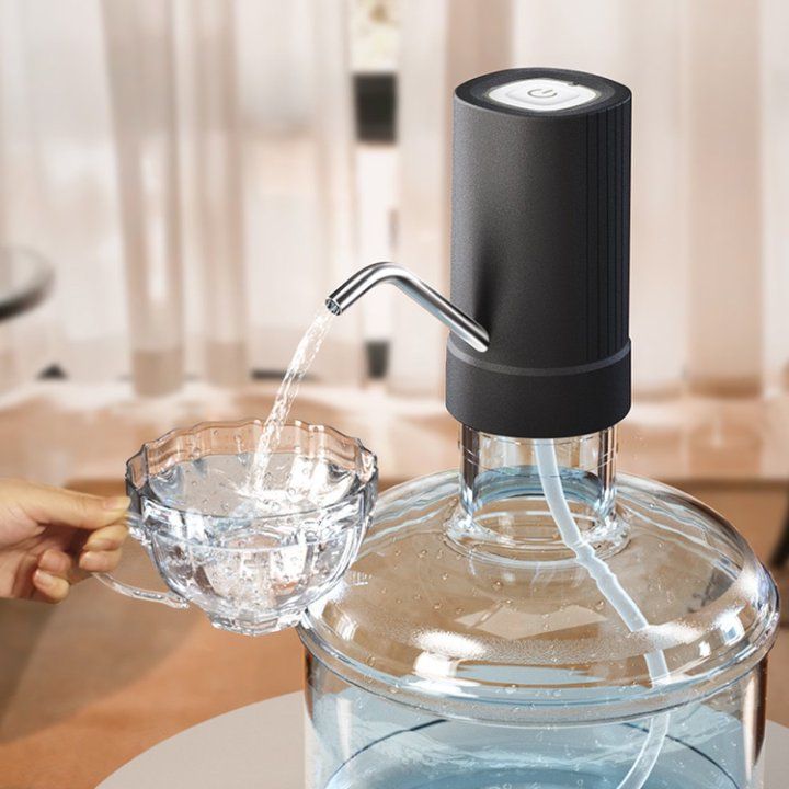 AIFIKE Electric Rechargeable Touch Water Dispenser pump Food Grade PP  Automatic Water Pump USB Type-C Charging Portable Universal Water Pump For Home Kitchen / Office and Camping