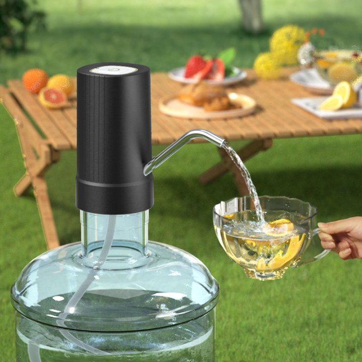 AIFIKE Electric Rechargeable Touch Water Dispenser pump Food Grade PP  Automatic Water Pump USB Type-C Charging Portable Universal Water Pump For Home Kitchen / Office and Camping