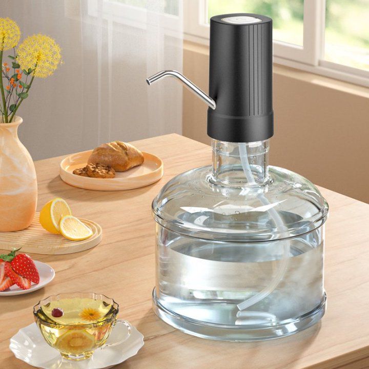 AIFIKE Electric Rechargeable Touch Water Dispenser pump Food Grade PP  Automatic Water Pump USB Type-C Charging Portable Universal Water Pump For Home Kitchen / Office and Camping