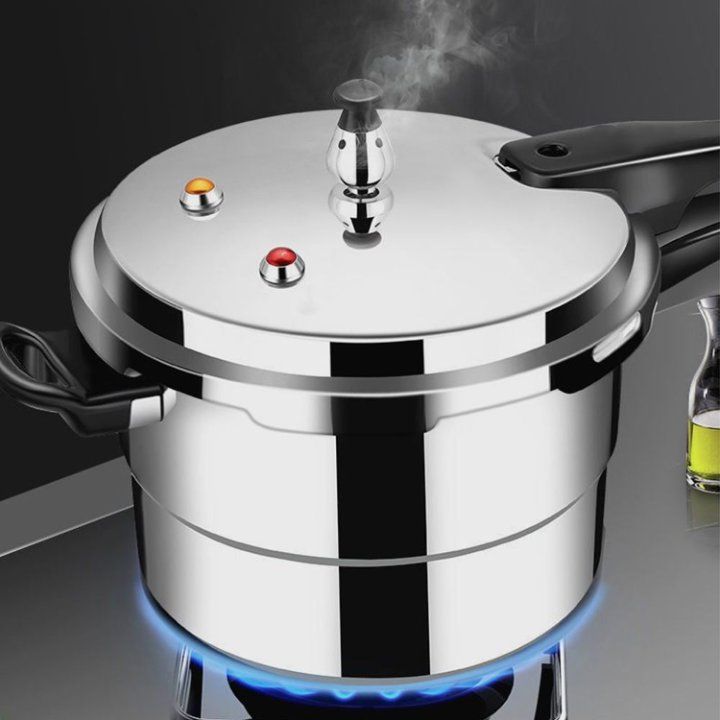 7L AIFIKE Aluminum Pressure Cooker  AFK-106 Thickened Large Capacity Explosion Proof Use By Stove and 
Induction Cookware And Give Steaming Rack + (FREE SPICE CONTAINER)