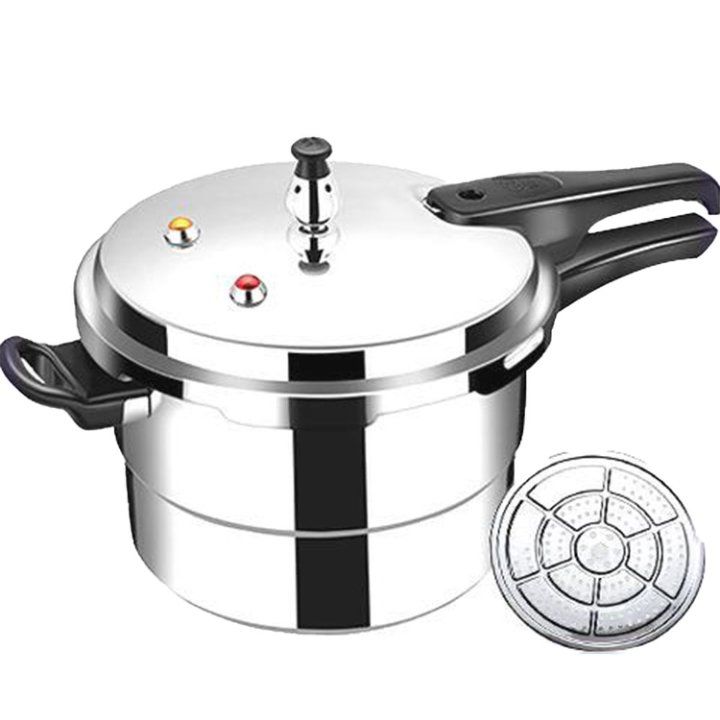 7L AIFIKE Aluminum Pressure Cooker  AFK-106 Thickened Large Capacity Explosion Proof Use By Stove and 
Induction Cookware And Give Steaming Rack + (FREE SPICE CONTAINER)