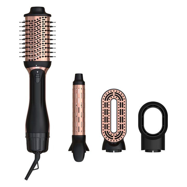 AIFIKE AFK104 Best Selling 1200W Hot Air Brush Electric Comb One Step Hair Dryer Fast Hair Straightener 4 in 1 Hair Dryer Brush