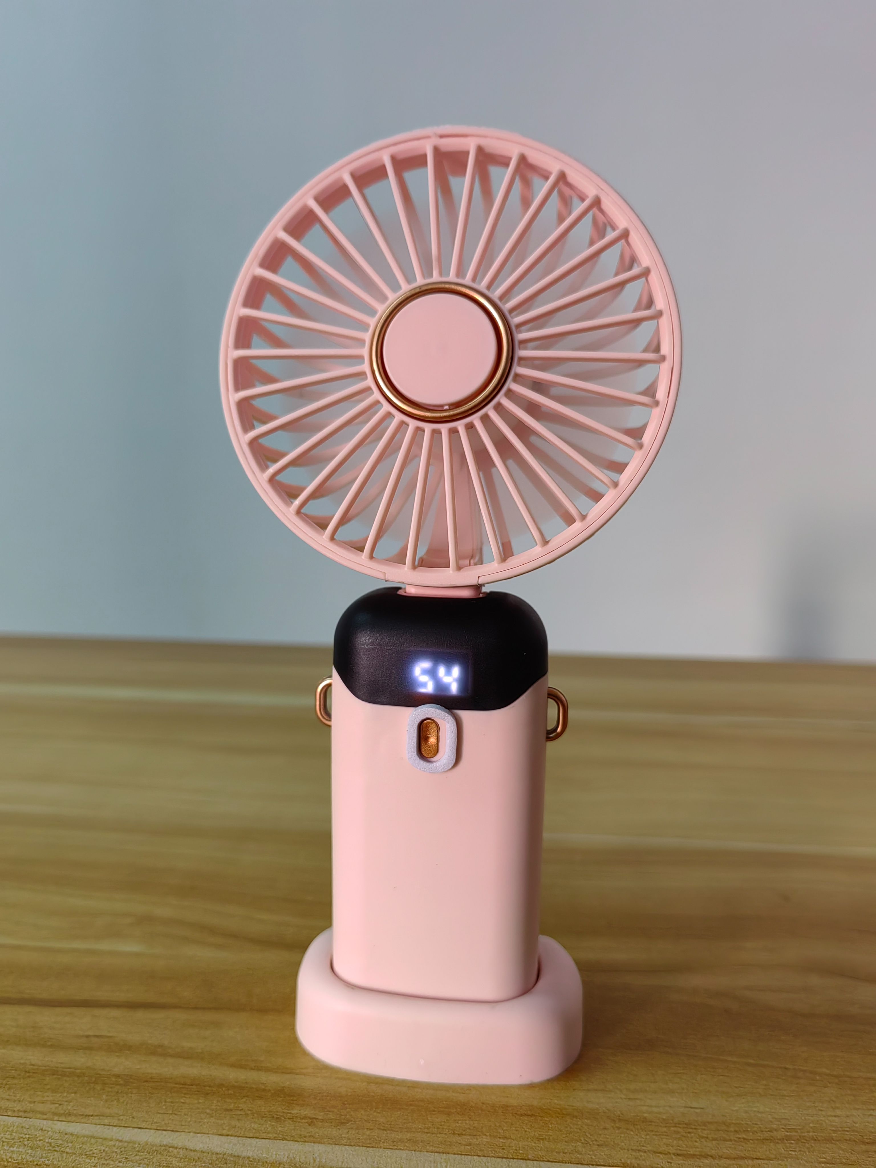 AIFIKE Handheld Mini Fan AFK-110 USB rechargeable Fan 5-speeds Long-Lasting portable Phone Holder Type-C Charging Small Fan- for home or office