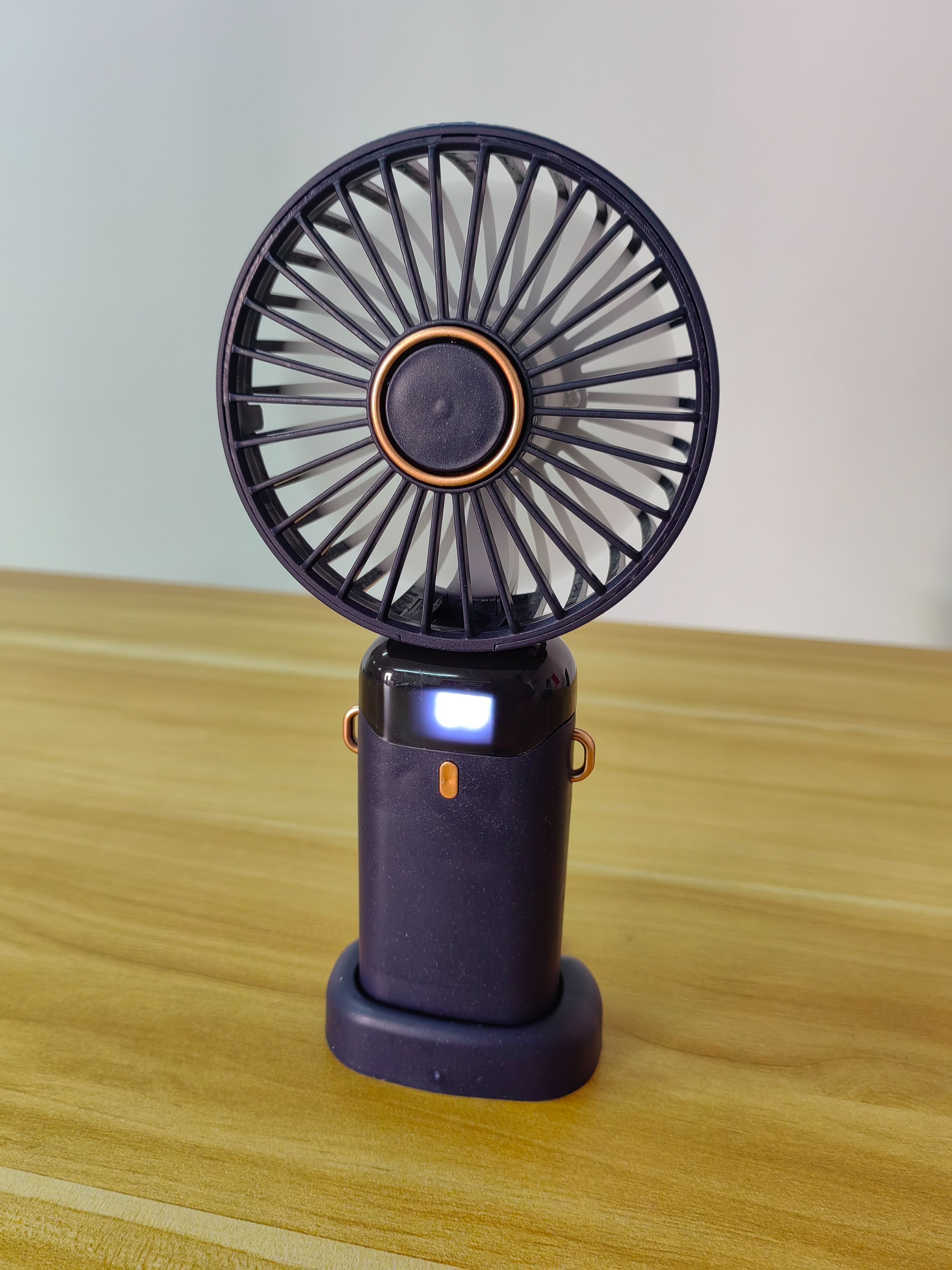 AIFIKE Handheld Mini Fan AFK-110 USB rechargeable Fan 5-speeds Long-Lasting portable Phone Holder Type-C Charging Small Fan- for home or office
