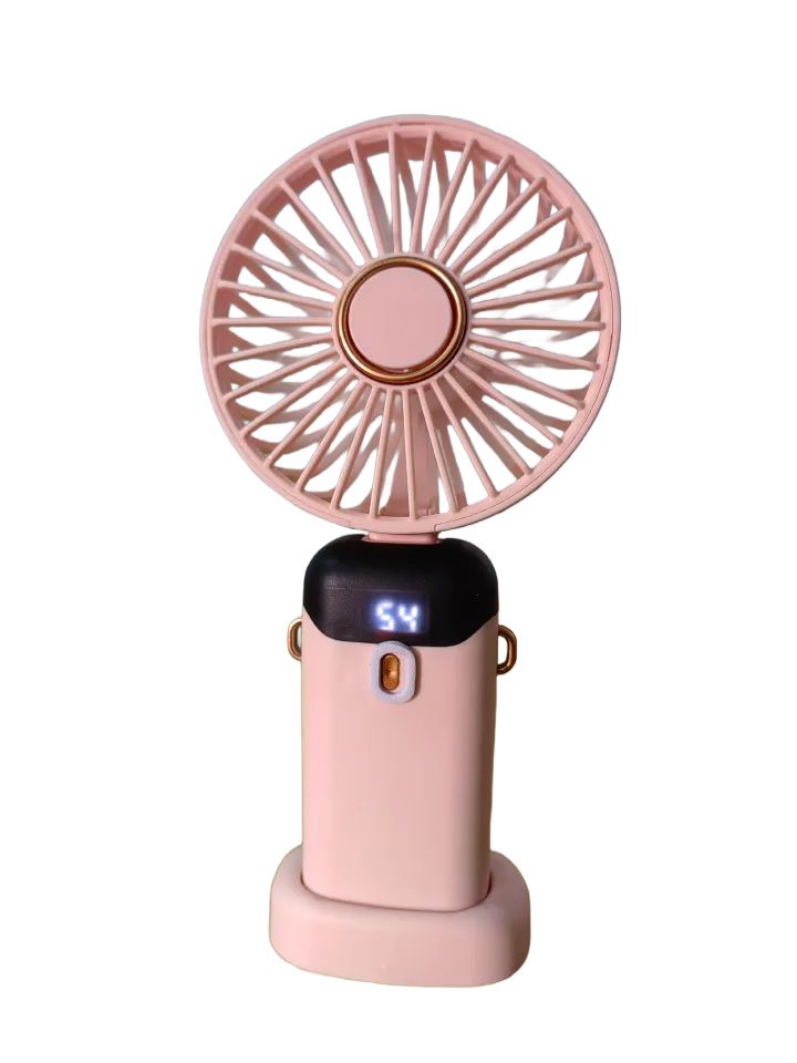 AIFIKE Handheld Mini Fan AFK-110 USB rechargeable Fan 5-speeds Long-Lasting portable Phone Holder Type-C Charging Small Fan- for home or office