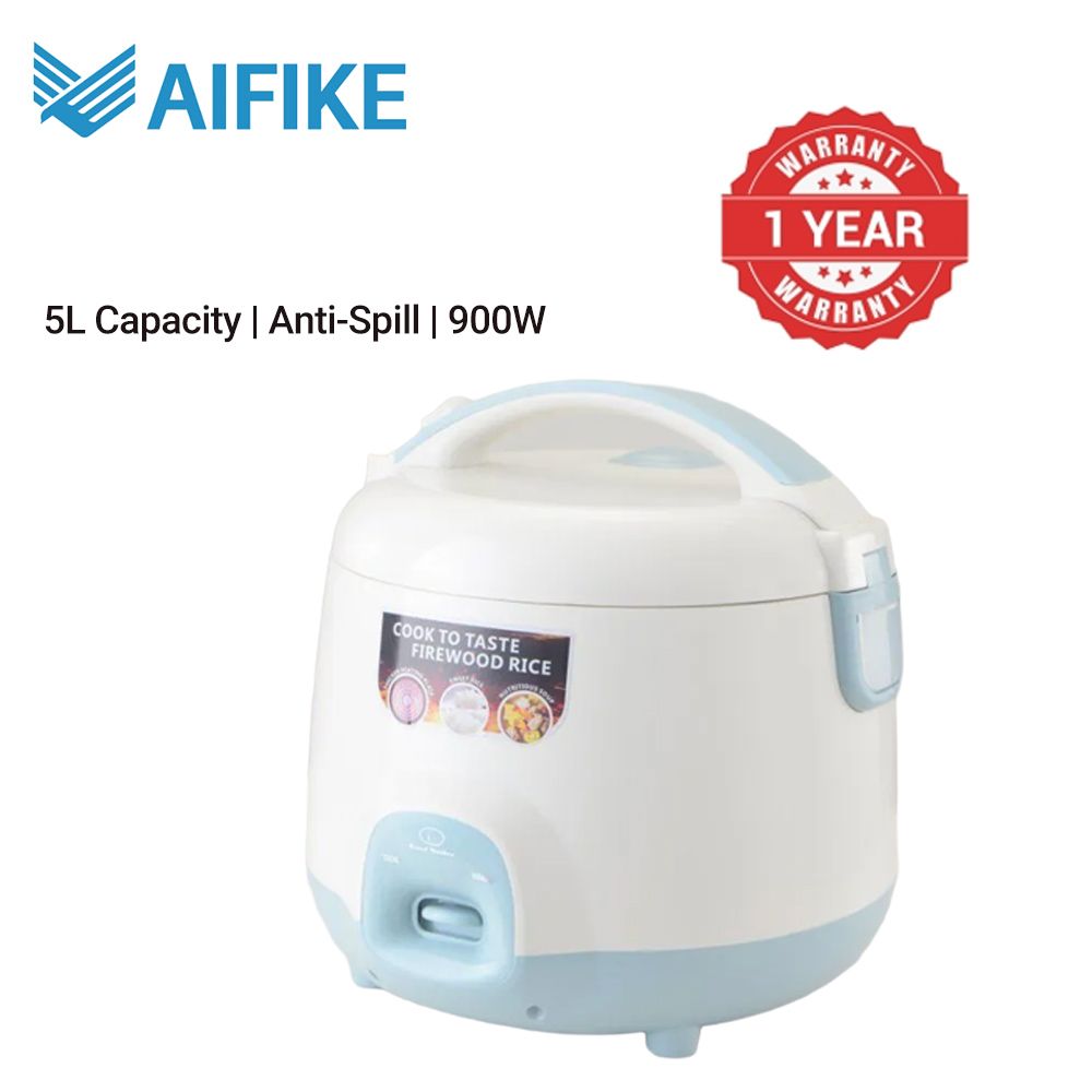 LIMITED OFFER!!! 5L  AIFIKE  ELECTRIC RICE COOKER AFK132 900W easy to clean,Non -stick Auto Warmer + (FREE SPICE CONTAINER)