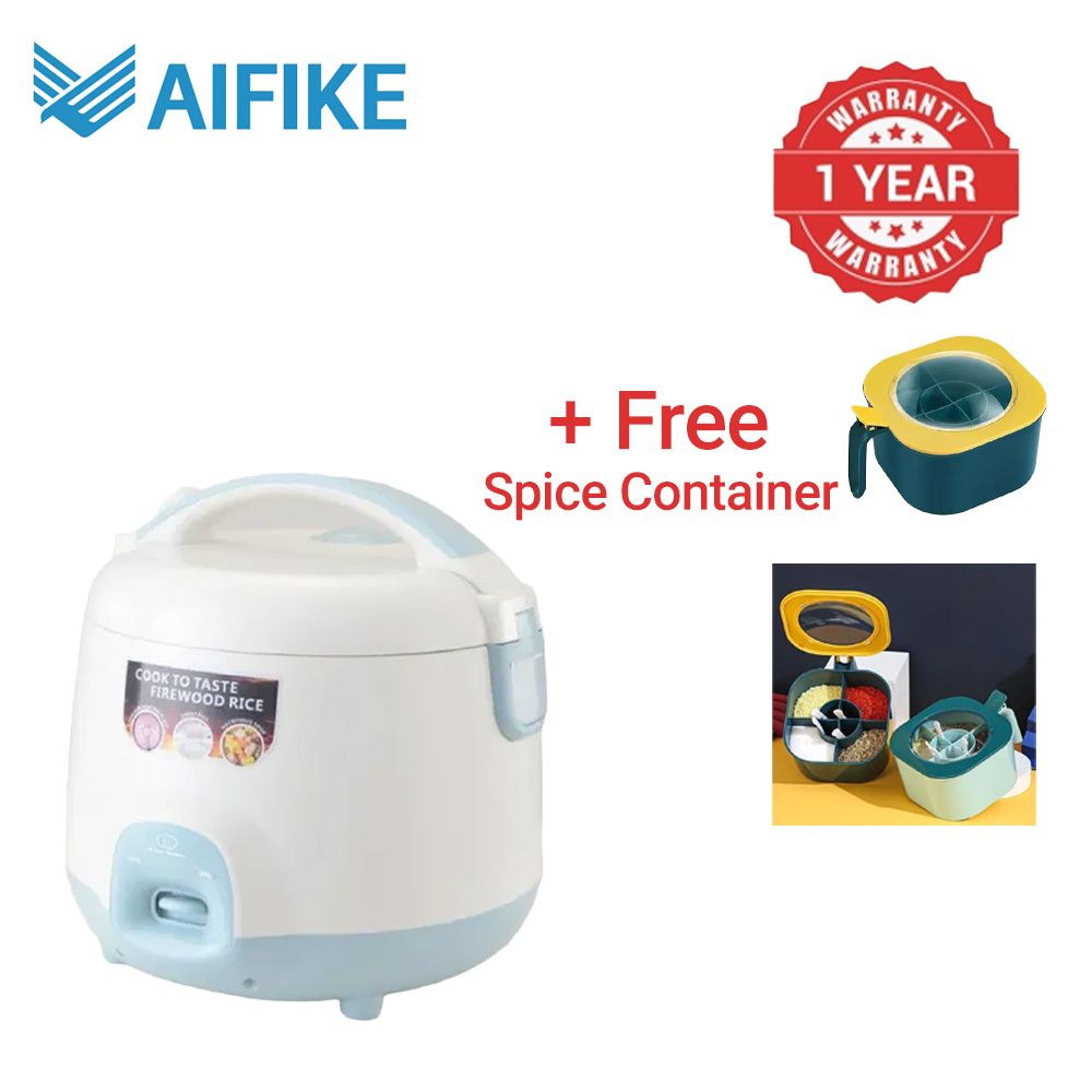 LIMITED OFFER!!! 5L  AIFIKE  ELECTRIC RICE COOKER AFK132 900W easy to clean,Non -stick Auto Warmer + (FREE SPICE CONTAINER)