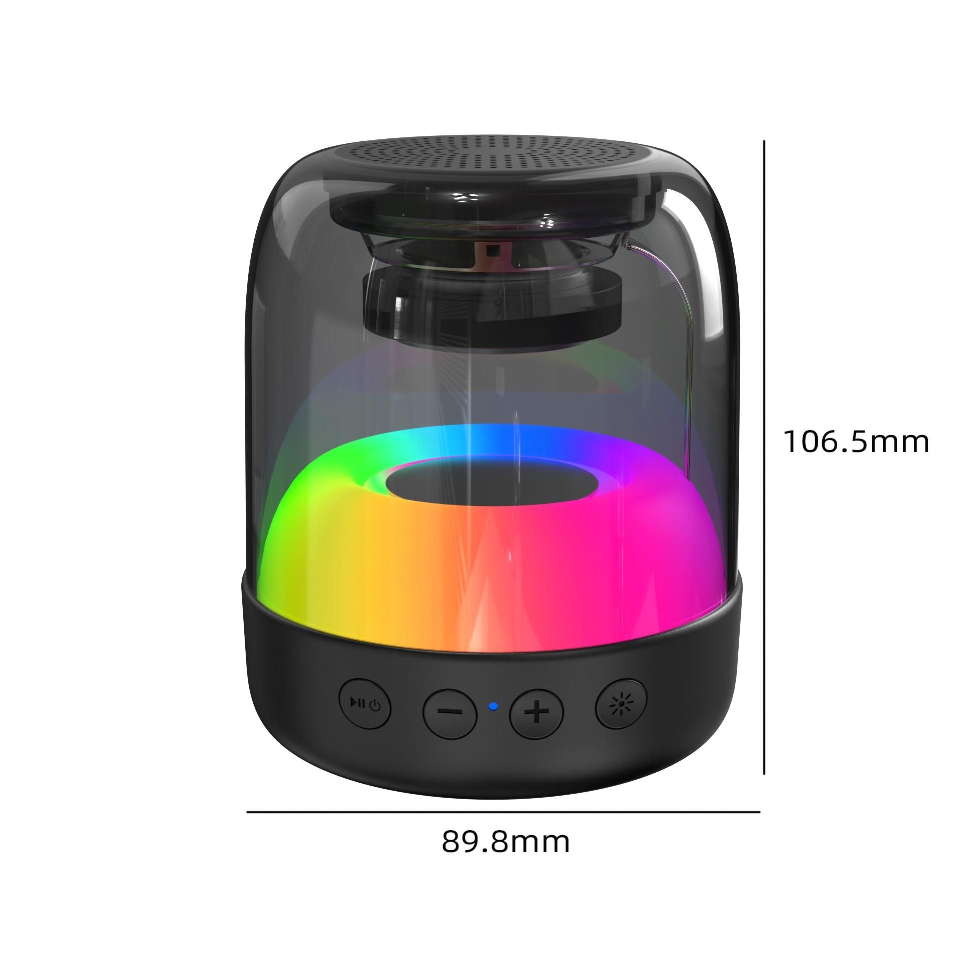 AIFIKE Portable Bluetooth Speaker , Colorful Lights Cool High-quality Wireless Bluetooth Speaker , Wireless Card Insertion Small Speaker AFK188
