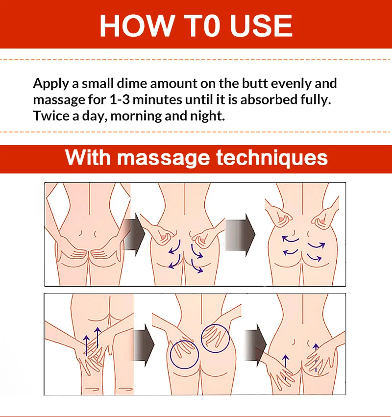 Extra Strength Booty Maca Cream for Firmer, Fuller Hips & Butt – Natural Enhancement Formula