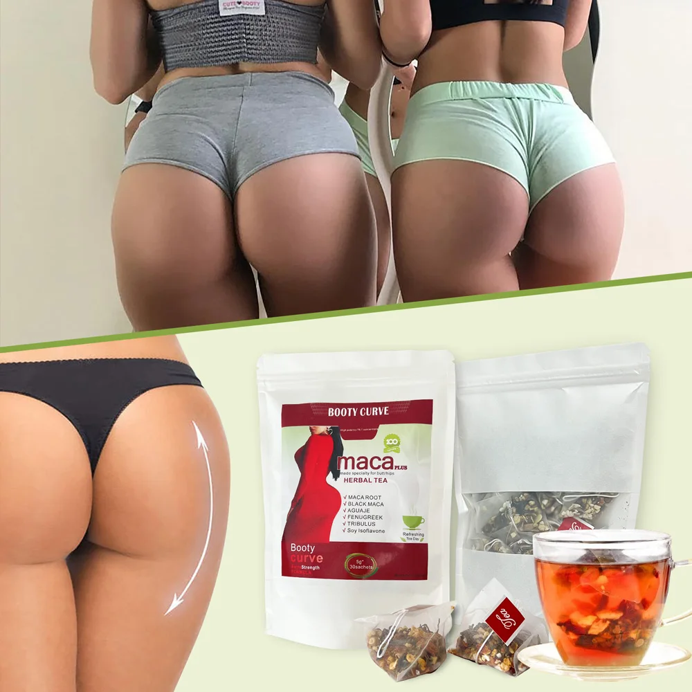 Maca Plus Booty Curve Herbal Tea – Natural Detox Tea for Enhanced Shaping, Firming & Fuller Curves