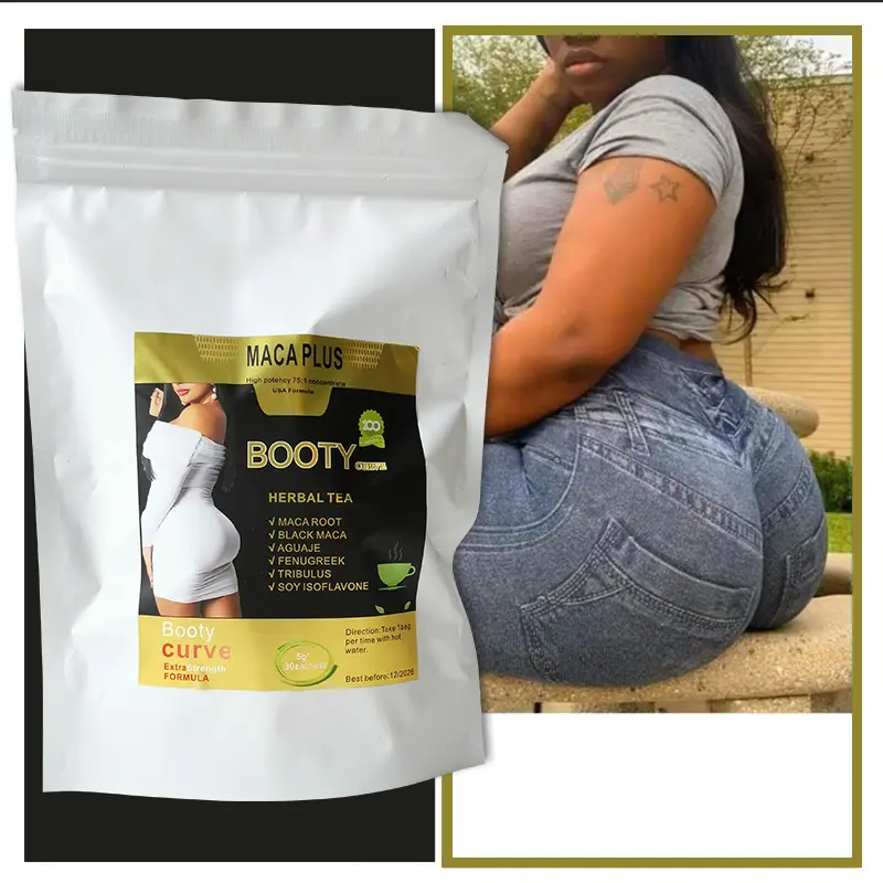 Maca Plus Booty Curve Herbal Tea – Natural Detox Tea for Enhanced Shaping, Firming & Fuller Curves