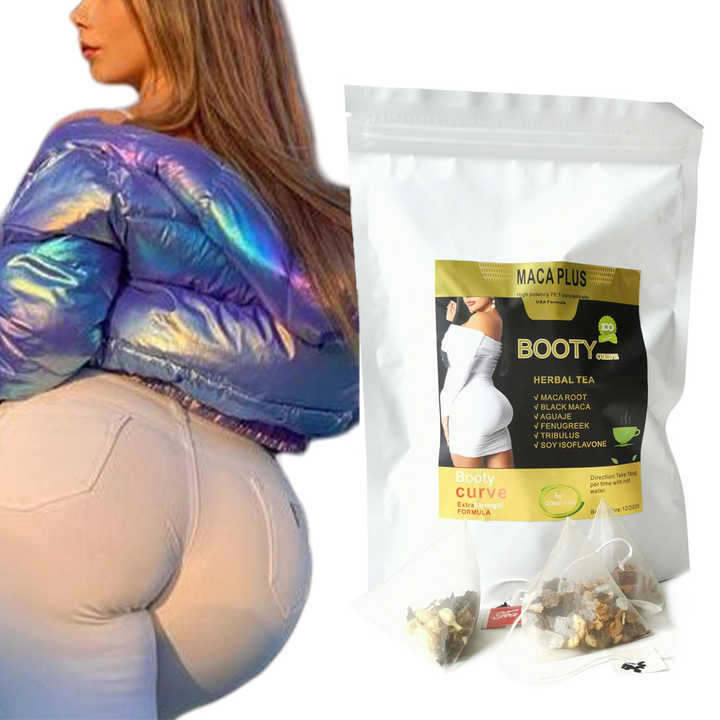 Maca Plus Booty Curve Herbal Tea – Natural Detox Tea for Enhanced Shaping, Firming & Fuller Curves