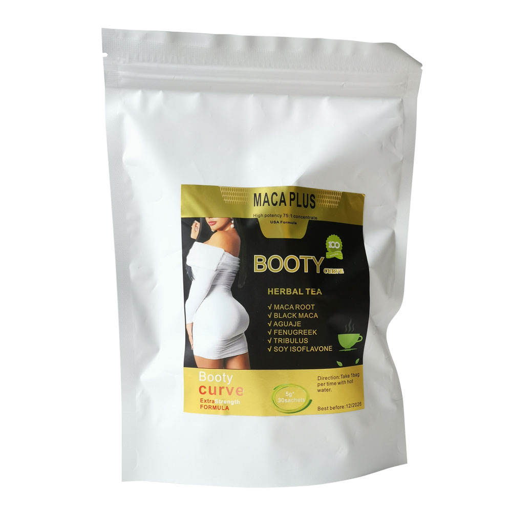 Maca Plus Booty Curve Herbal Tea – Natural Detox Tea for Enhanced Shaping, Firming & Fuller Curves