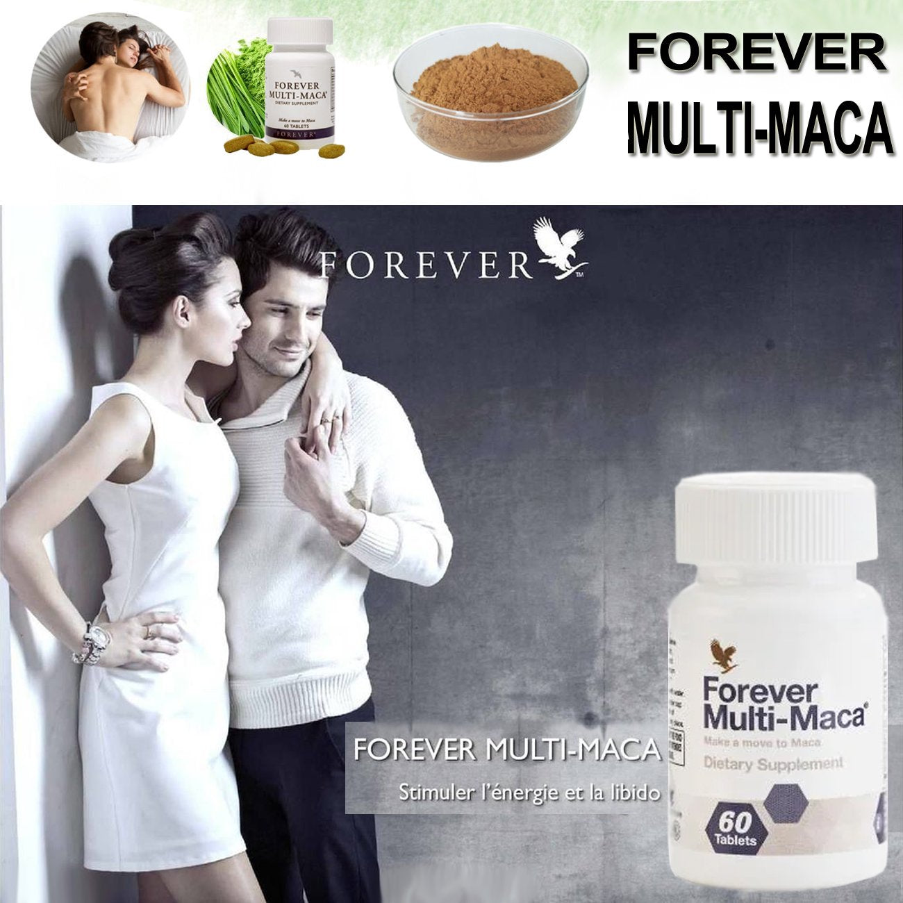Forever Multi-Maca Capsules – Natural Herbal Supplement for Energy, Stamina, Libido & Hormonal Balance – Maca Root Blend for Men & Women – Supports Performance & Vitality view 4