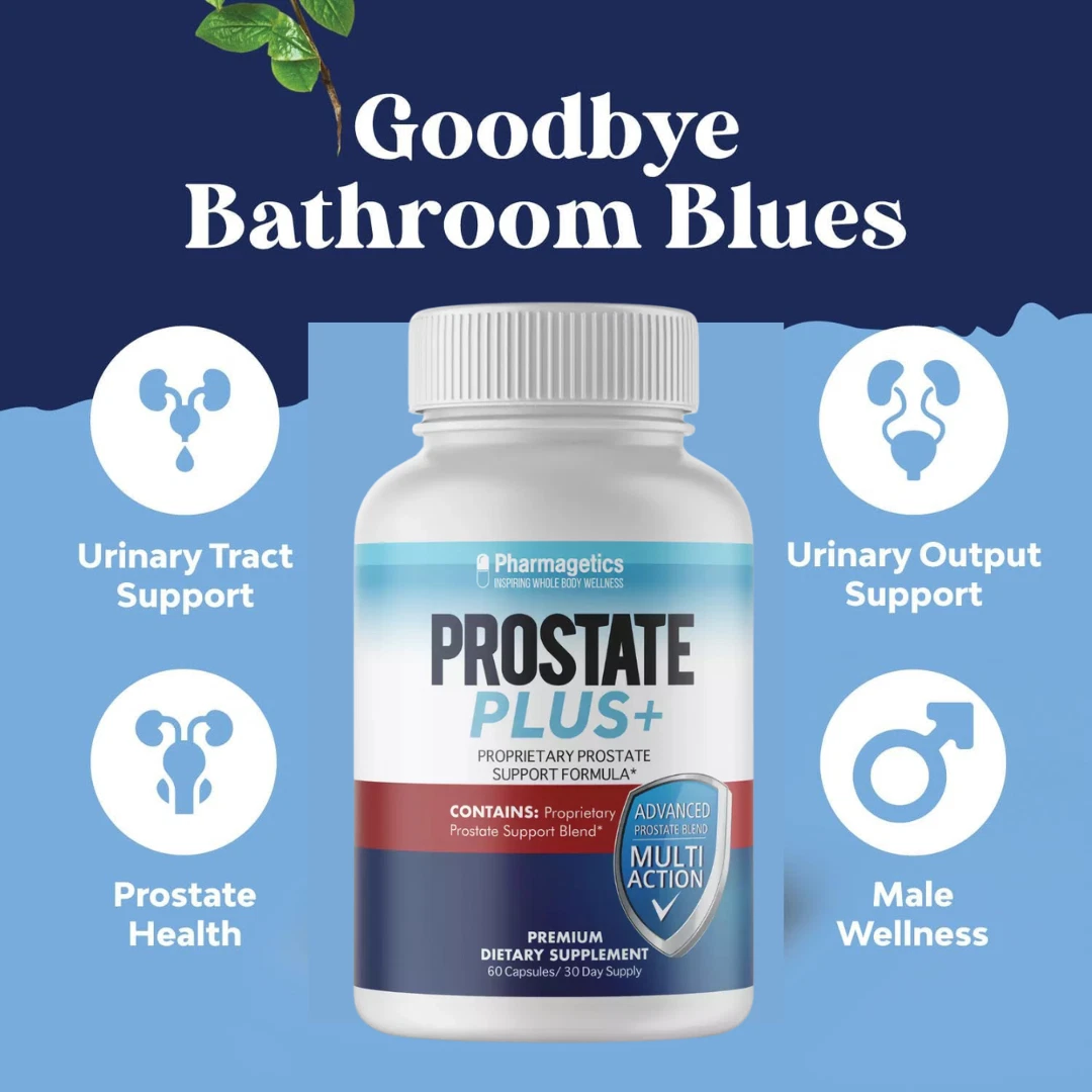 Prostate Plus+ – Advanced Prostate Support Supplement for Men – Promotes Urinary Health, Reduces Frequent Urination, Supports Bladder Function & Overall Prostate Wellness