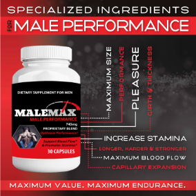 Male Max – Advanced Male Vitality & Performance Formula – Boosts Energy, Stamina, Libido & Testosterone Levels – Natural Supplement for Men’s Health, Strength & Endurance