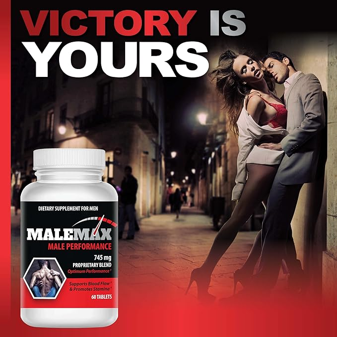 Male Max – Advanced Male Vitality & Performance Formula – Boosts Energy, Stamina, Libido & Testosterone Levels – Natural Supplement for Men’s Health, Strength & Endurance