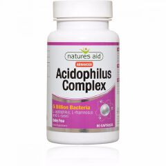 NATURES AID Acidophilus Complex 5 Billion Bacteria (Vegan) 60 Capsules