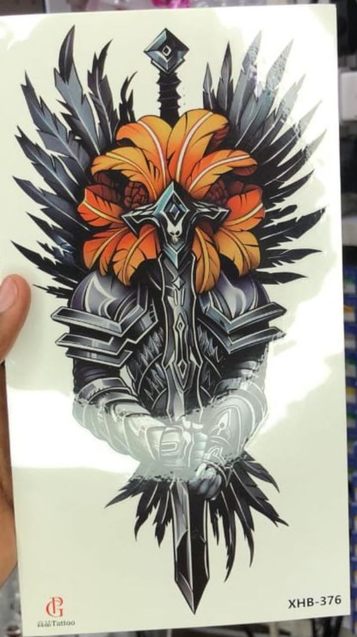 Temporary tattos stickers view 2